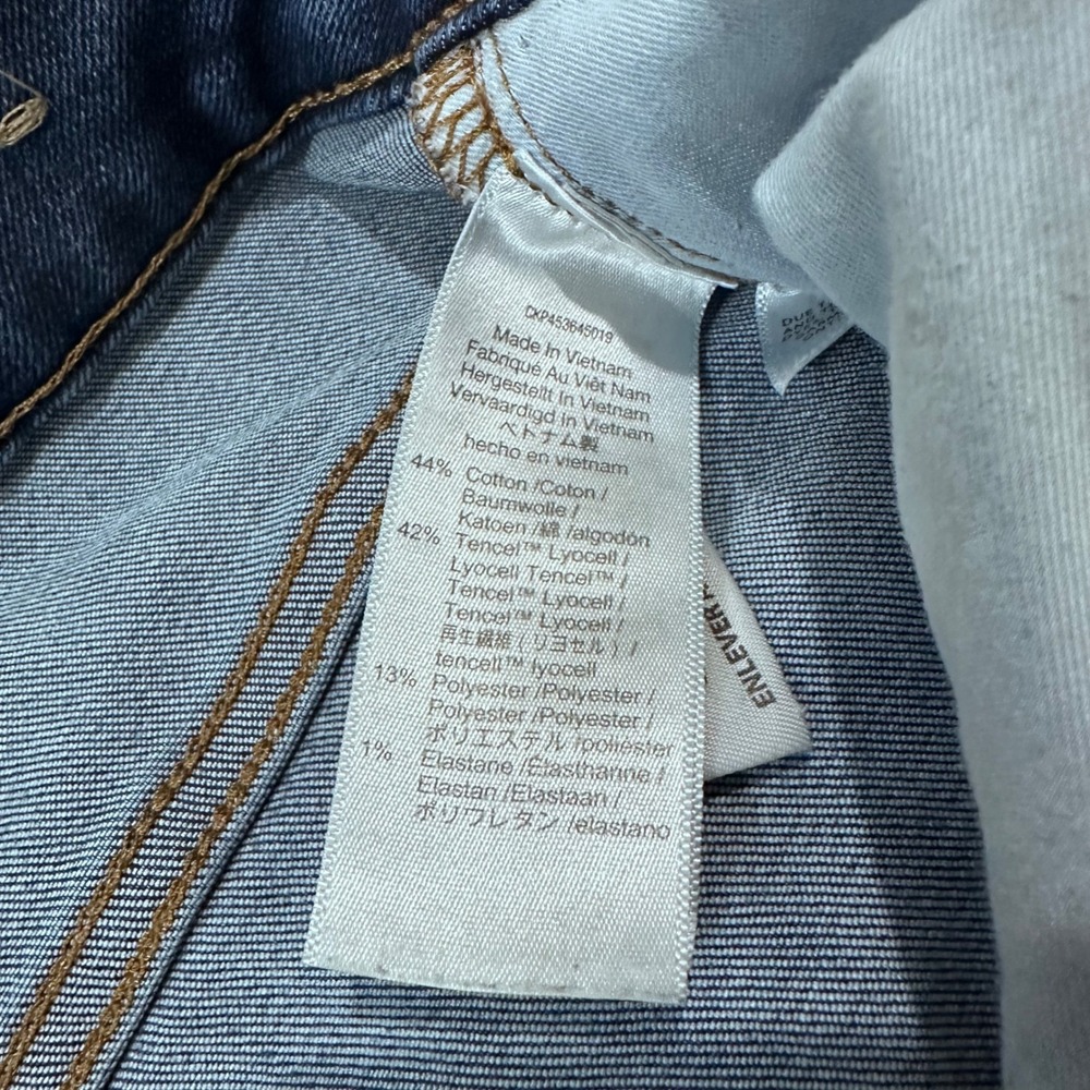 Madewell Curvy High-Rise Skinny Jeans Size 29 Medium Wash Blue Tencel Blend - Picture 4 of 8